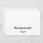 Eenvoudig we hebben de nieuwe mededeling over thui kaart (Achterkant)