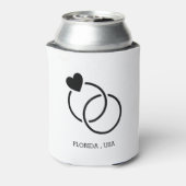 Eenvoudig we hebben een gekke bruiloft. blikjeskoeler (Blikje Achterkant)