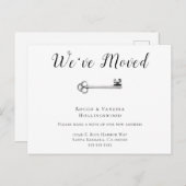 Eenvoudig we hebben een sleutelbeweging gemaakt aankondigingskaart (Voorkant / Achterkant)