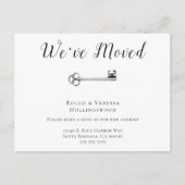 Eenvoudig we hebben een sleutelbeweging gemaakt aankondigingskaart (Voorkant)