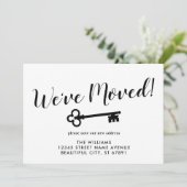 Eenvoudig we hebben het belangrijkste nieuwe thuis aankondiging (Staand voorkant)