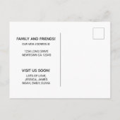 Eenvoudig we hebben rode deur verplaatst aankondigingskaart (Achterkant)