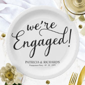 Eenvoudig we zijn een Engaged Engagement Party Papieren Bordje