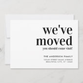 Eenvoudig we zijn gekomen Bezoek moderne foto's Aankondiging (Voorkant)