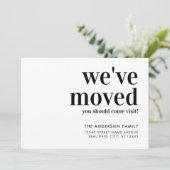 Eenvoudig we zijn gekomen Bezoek moderne foto's Aankondiging (Staand voorkant)