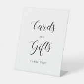 Eenvoudig weddenschap met cadeaus reclamebord met voetstuk (Voorkant)