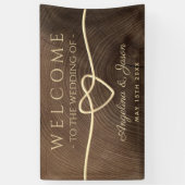 Eenvoudig Welkomsthuwelijk Spandoek (Verticaal)