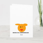 Eenvoudig?  Wenskaart Kaart (Achterkant)