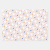 Eenvoudig Wetenschaps Molecules Laboratoriumpatroo Inpakpapier Vel (Voorkant 2)