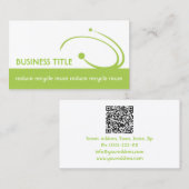 Eenvoudig White Environmental Engineers-Visitekaar Visitekaartje (Voorkant / Achterkant)