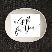 Eenvoudig White Handwrite Cadeau Script Cadeft