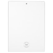 Eenvoudig White Minimalist Custom Logo Branded Klembord (Achterkant)