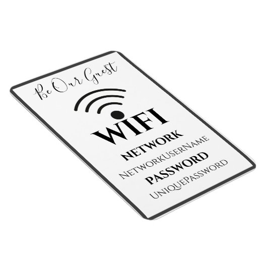 Eenvoudig WiFi-bord Magneet (Rechterzijde)