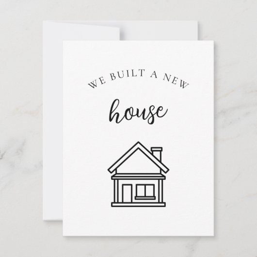 Eenvoudig wij bouwden een nieuw huis dat wij aanko (Voorkant)