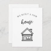 Eenvoudig wij bouwden een nieuw huis dat wij aanko (Voorkant / Achterkant)