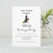 Eenvoudig wijnweekend Getaway wijnproeverij Kaart (Staand voorkant)