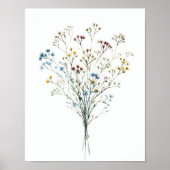 Eenvoudig Wildflower Boeket 7 Poster (Voorkant)