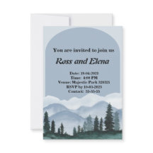 Eenvoudig winter bos thema