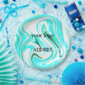 eenvoudig wit bord (Feest)