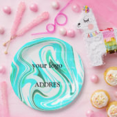 eenvoudig wit bord (Feest)