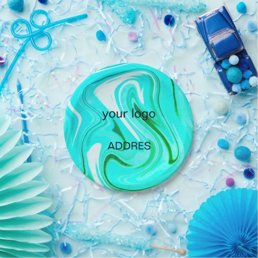 eenvoudig wit bord (Feest)
