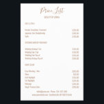 Eenvoudig wit bruin flyer<br><div class="desc">Moderne,  simpele witte bruine flyer. Entworfen für Designer,  Styhear,  Salons,  Haare und make-up Künstler,  Nails und Lash Künstler,  Wellness-Center und mehr.</div>