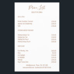 Eenvoudig wit bruin flyer<br><div class="desc">Moderne,  simpele witte bruine flyer. Entworfen für Designer,  Styhear,  Salons,  Haare und make-up Künstler,  Nails und Lash Künstler,  Wellness-Center und mehr.</div>