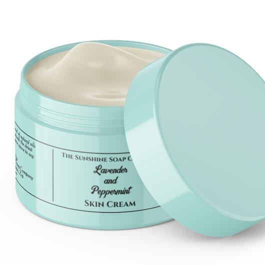 Eenvoudig wit cosmetica potje label 1,25 "x 6,5"