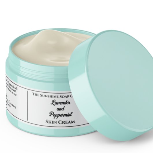 Eenvoudig wit cosmetica potje label 1,25 "x 6,5"