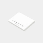 Eenvoudig wit, Creative Professional Modern Post-it® Notes (Schuin)