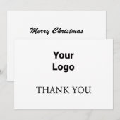 EENVOUDIG WIT DANK JE KAART (Voorkant / Achterkant)