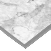 Eenvoudig wit en grijs marmer | Klein Tafelkleed (Gekanteld)