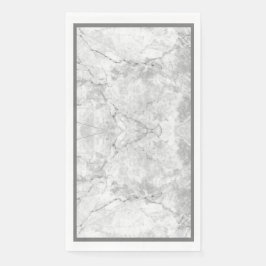 Eenvoudig wit en grijs marmer | servet