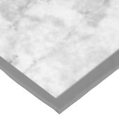 Eenvoudig wit en grijs marmer | tafelkleed (Gekanteld)