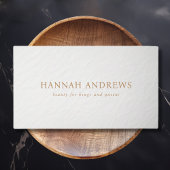 Eenvoudig wit-grijs modern minimalistisch visitekaartje