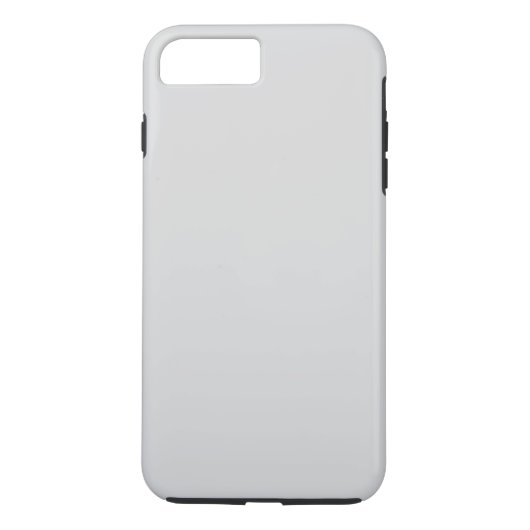 Eenvoudig wit grijs ombre gepersonaliseerd Case-Mate iPhone case (Achterkant)
