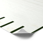 Eenvoudig wit hout boven maatstaven poster (Hoek)