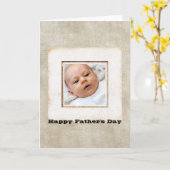 Eenvoudig wit kaart (Gele Bloem)