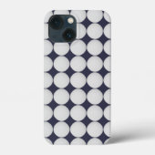 Eenvoudig wit, Midnight Blue Case-Mate iPhone Case (Achterkant)