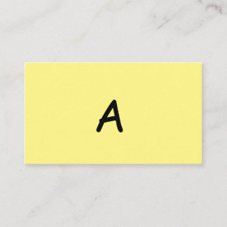 eenvoudig wit modern minimalistisch monogram elega visitekaartje