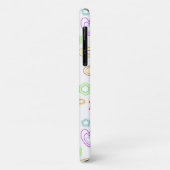 Eenvoudig wit ontwerp Case-Mate iPhone case (Achterkant/links)