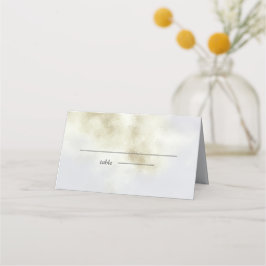 Eenvoudig wit optisch plaatskaartje