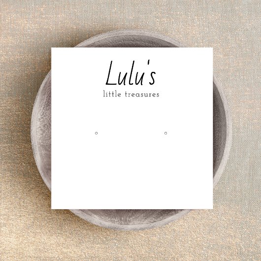 Eenvoudig, wit, paarsgewijs beeldscherm vierkante visitekaartjes