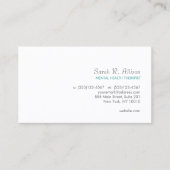 Eenvoudig wit Visitekaartje (Voorkant)