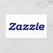 Eenvoudig wit Visitekaartje met logo (Achterkant)