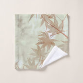 Eenvoudig, wit, Waterverf | Bad Handdoek (Wasdoekje)