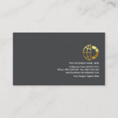 Eenvoudig witboek Circle Logistics Transport Visitekaartje (Achterkant)