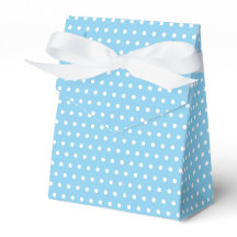 Eenvoudig witstippenpatroon op babyblauw