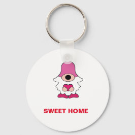 EENVOUDIG WITTE GENOME SWEET HOME MAGNET SLEUTELHANGER
