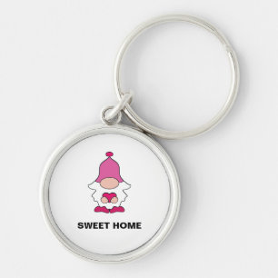 EENVOUDIG WITTE GENOME SWEET HOME MAGNET SLEUTELHANGER